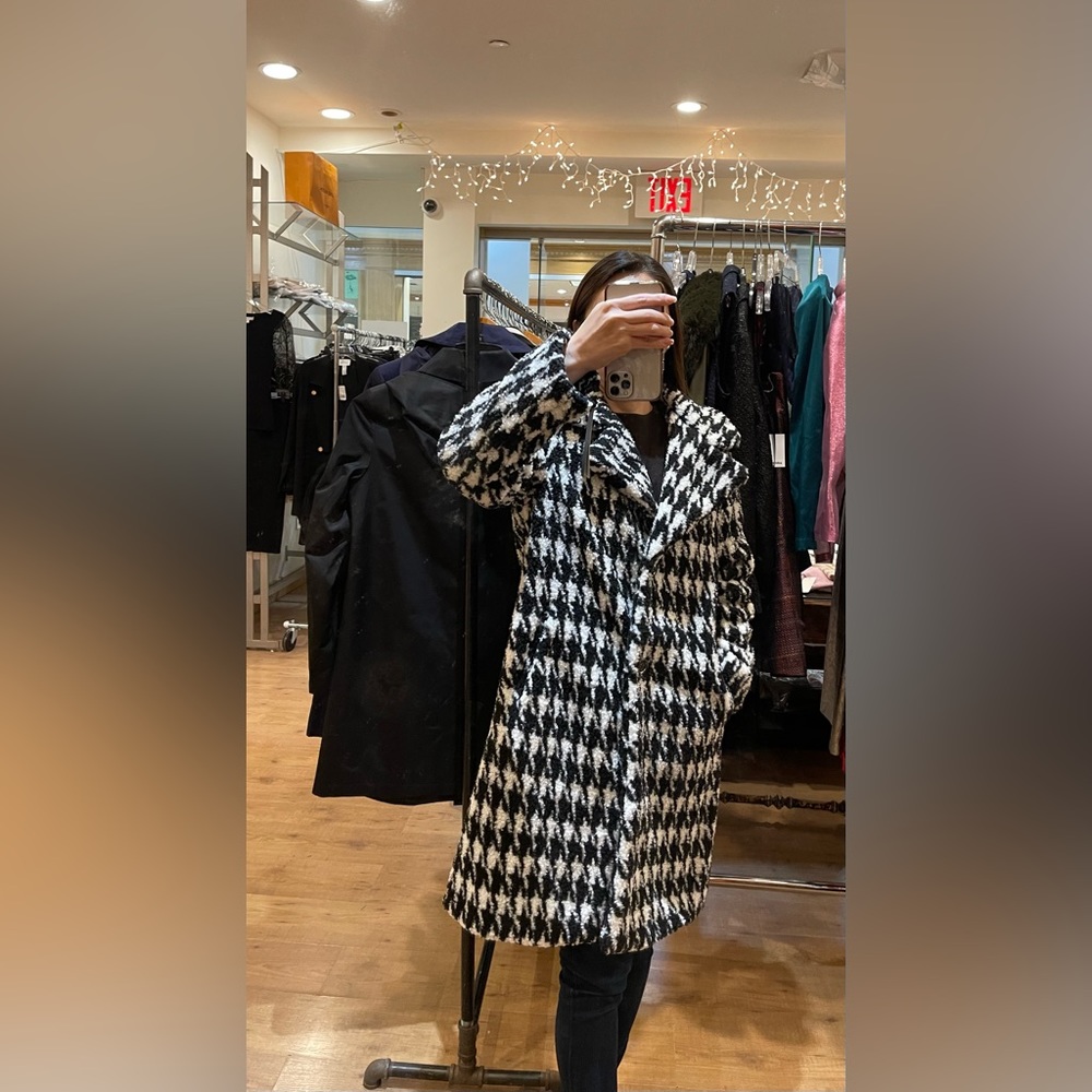 Tahari faux fur coat